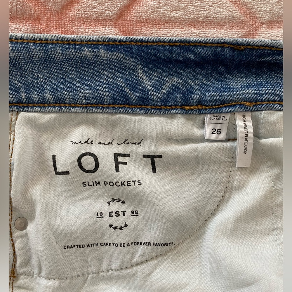 Loft Plus Size Crop Jeans - Picture 2 of 6